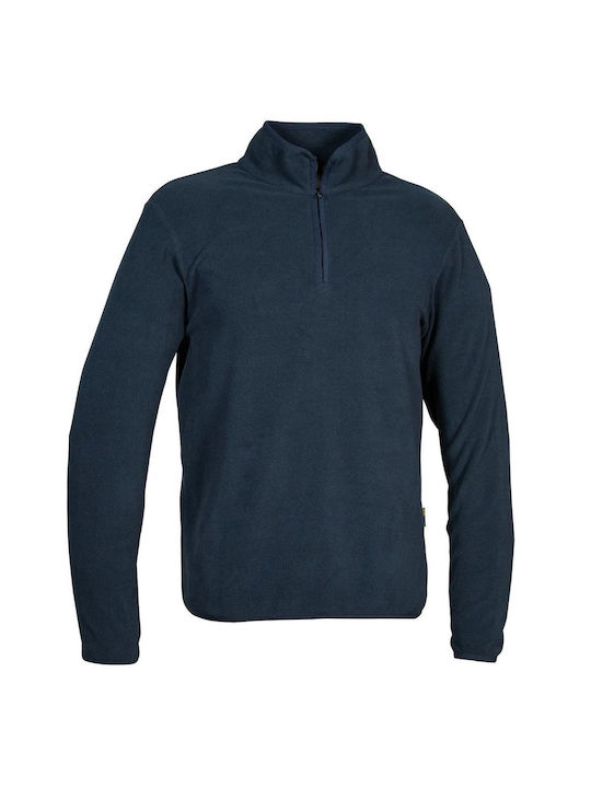 Cofra Herren Langarm Sweatshirt Arbeit Marineblau Fleece