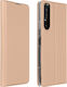 Slim Flip Wallet Case Business Series Sony Xperia 1 2 Rose Gold