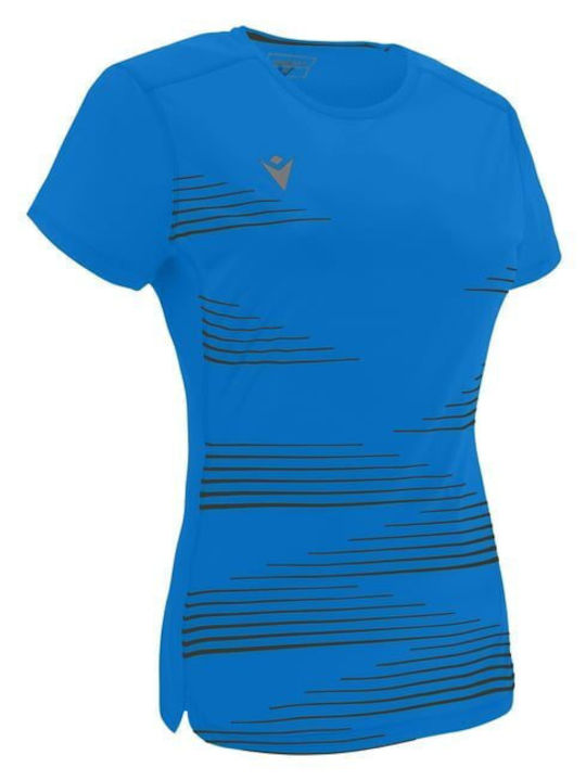 Macron Дамско Спортно Тениска Royal Blue/Black