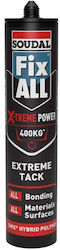 Soudal Fix All High Tack Υγρή Κατασκευαστική Κόλλα Λευκή 290ml Soudal Fix All High Tack Υγρή Κατασκευαστική Κόλλα Λευκή 290ml