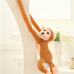 Plush Monkey Mascot with Sound 80 cm