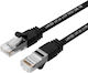 Lanview U/UTP Cat.6a (Gigabit) Cablu De Rețea Ethernet 5m Negru