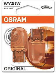 Osram Λάμπες Αυτοκινήτου T20 / WY21W / W3x16d Αλογόνου Πορτοκαλί 12V 21W 2τμχ