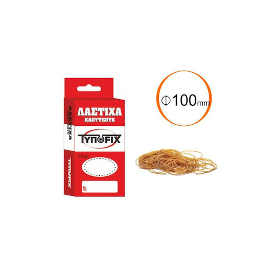 Typofix Rubber Band Brown Ø100mm 50gr