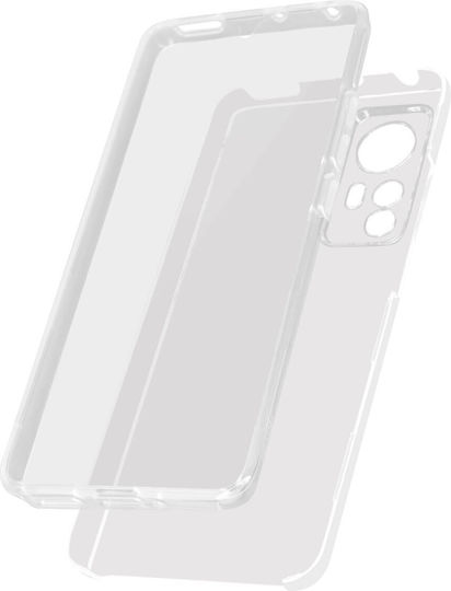360° Case Xiaomi 12 12x Flexible Front & Rigid Back – Transparent