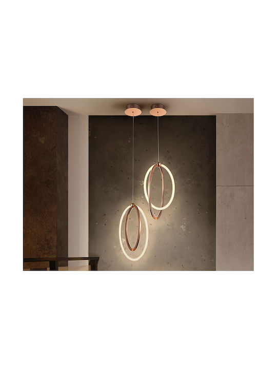 Pendant Light LED Rose Gold