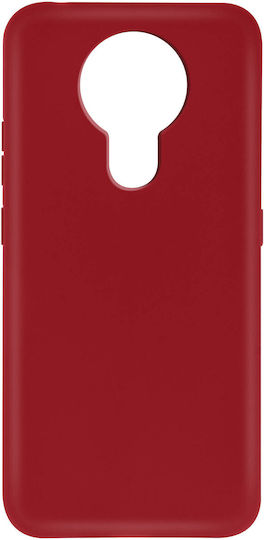 Cover Nokia 3.4 Flexible Anti-shock Matte Finish Anti-scratch Red