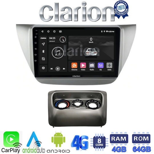 Clarion Car Audio System for Mitsubishi Lancer 2000>2007 (Bluetooth/USB/WiFi/GPS/Apple-Carplay/Android-Auto) with Touch Screen 9"