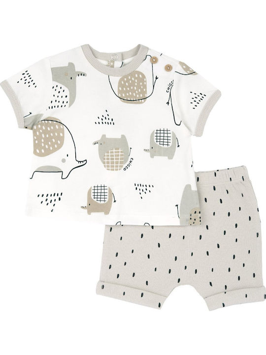 Kids' Set with Shorts Summer 2pcs Beige