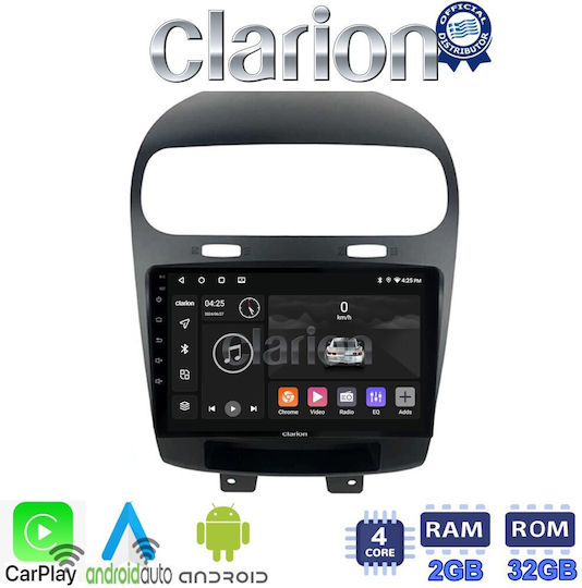 Clarion Auto-Audiosystem für Fiat Freemont 2008> (Bluetooth/USB/WiFi/GPS/Apple-Carplay/Android-Auto)