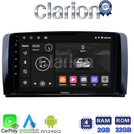 Clarion Ηχοσύστημα Αυτοκινήτου για Mercedes-Benz R-Class 2006>2014 (Bluetooth/USB/WiFi/GPS/Apple-Carplay/Android-Auto)