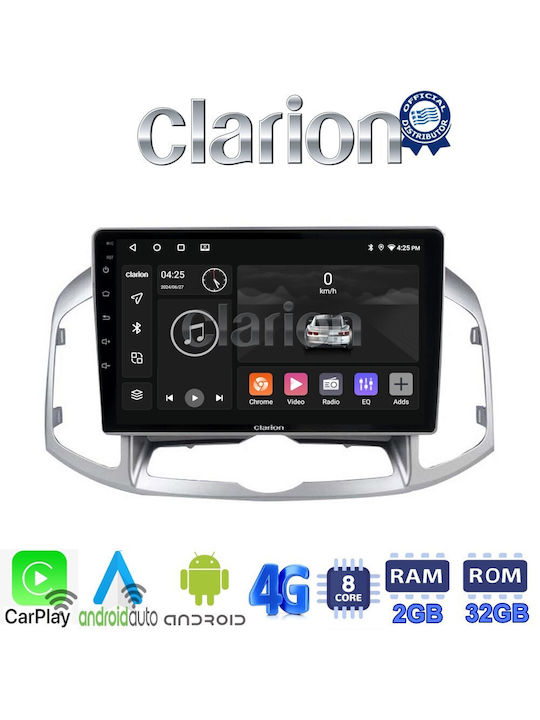 Clarion Ηχοσύστημα Αυτοκινήτου για Chevrolet Captiva 2006 > 2018 (Bluetooth/USB/WiFi/GPS/Apple-Carplay/Android-Auto) με Οθόνη Αφής 9"