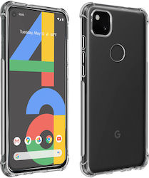 Защитен комплект Google Pixel 4a гъвкав калъф + 9H закалено стъкло фолио Защитен комплект Google Pixel 4a гъвкав калъф + 9H закалено стъкло фолио