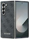 Guess Задна корица Пластмаса / Силикон Магнитен Черен (Samsung Z Fold6)