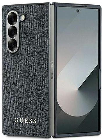 Guess Задна корица Пластмаса / Силикон Магнитен Черен (Samsung Z Fold6)
