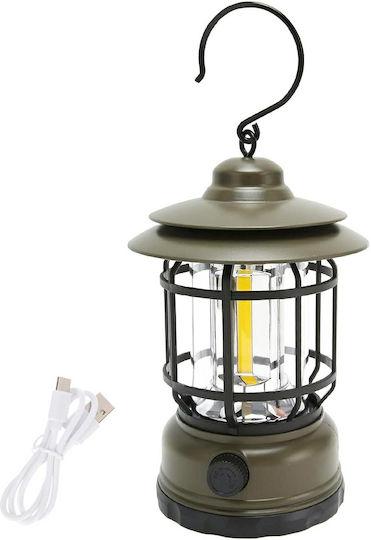 Led Battery Lantern for Camping Green