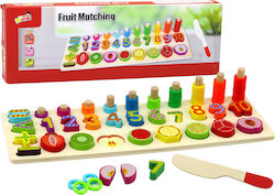 Wooden Board Learning Mathematics Fruit für 3+ Jahre alt Jahre alt