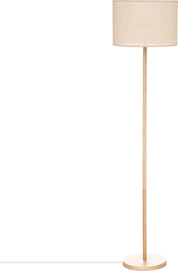 Atmosphera Stehleuchte H180cm. mit Fassung für Lampe E27 Beige