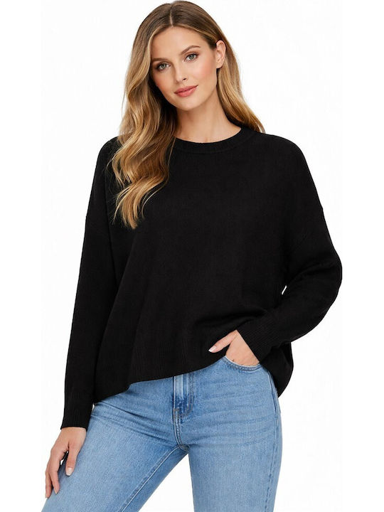 Sun Women's Long Sleeve Sweater Black