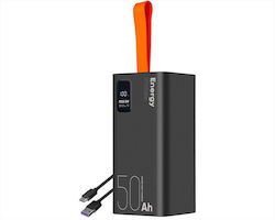 Obal:Me EnergyPulse 50000mAh 22.5W Μαύρο