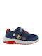 Mickey Mouse Kinder Sneakers Anatomisch mit Klettverschluss & Lichtern Blau