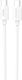 Dudao USB 2.0 Cable USB-C male - USB-C 30W Λευκό 1.2m 251O29