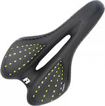 Schwarz Fahrradsattel Schwarz/Grün