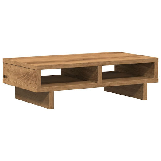 vidaXL Schreibtisch Halterung Monitor Handwerker-Eiche Braun (854750)