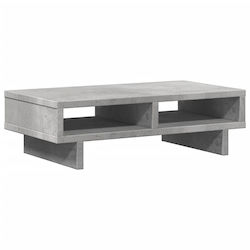 vidaXL Desktop Stand Monitor Chipboard Gray (85...