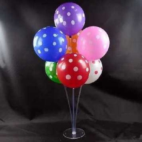 Balloon Bubble Birthday-Celebration Round Multicolour Polka dot