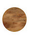 vidaXL Rund Tischoberfläche aus Massivholz Mango - Brown 40x40x3.8cm 370071 1Stück