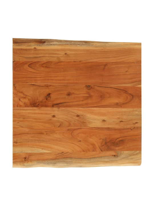 vidaXL Rectangular Table Surface made of Solid Wood Acacia - Brown 40x40x3.8cm 370630 1pcs