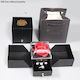 Box with Rose in Jewelry Case Valentine's Day Souvenir for Lovers Black