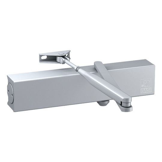 Basi Ts 200 Door Closer for Doors up to 125cm Silver