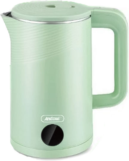 Andowl Електрическа Кана 2.3л 1500W Зелен