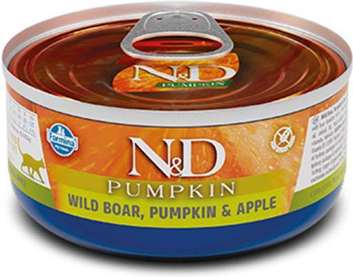 Farmina Wet Food for Adult Cats in Cans with Pumpkin and Pork Grain-Free 70gr