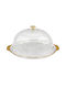 Keskor Cake Stand Gold 28x25.5x12cm