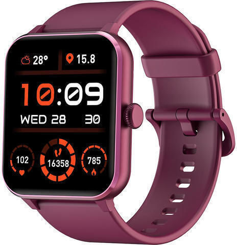 BlackView R50 45mm Smartwatch με Παλμογράφο (Claret)