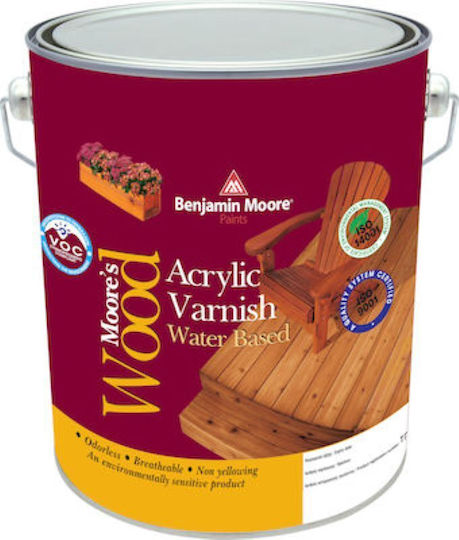 Benjamin Moore Moorwood Lac de finisare pentru apa Incolor Strălucitor 2.25lt