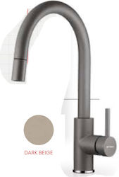 Pyramis Verismo Kitchen Faucet with Pull-Out Spray Beige Pyramis Verismo Kitchen Faucet with Pull-Out Spray Beige