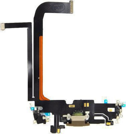 Кабел с Порт за зареждане в Златист цвят за iPhone 13 Pro