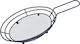 Tpster Frittierkorb Servierkorb Metallisch mit Abmessungen 21.5x14x4cm 1Stück