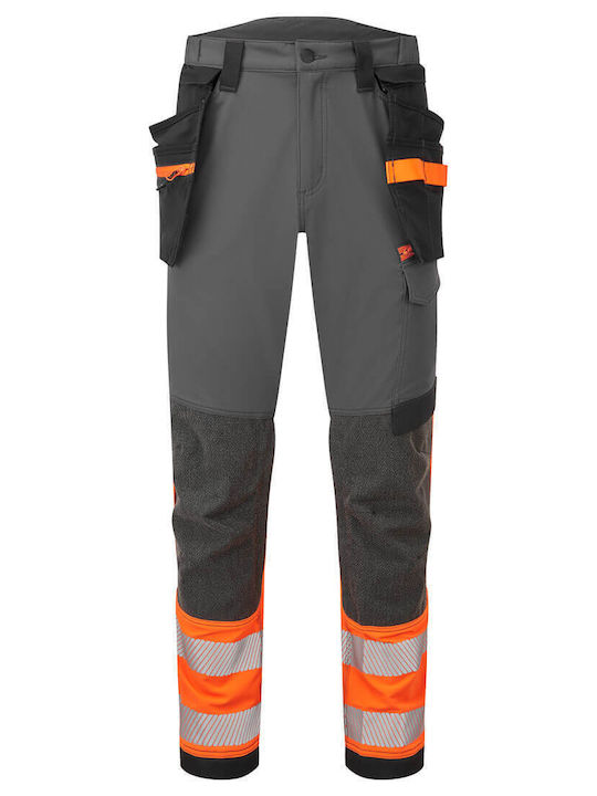 Portwest Pantaloni De Lucru Reflectorizanți Portocalii