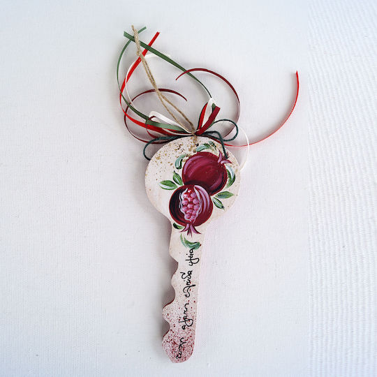 Artifact Hanging Wooden Key