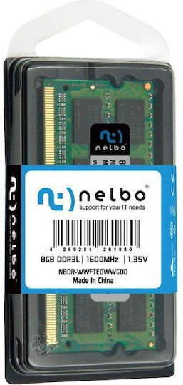 Nelbo DDR3L Memory Module 1x4GB Speed 1600 for Laptop