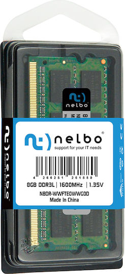 Nelbo 8GB DDR3 RAM cu Viteză 1600 pentru Laptop