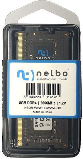 Nelbo DDR4 με Module 1x8GB και Ταχύτητα 2666 για Laptop