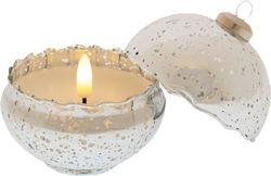 Iliadis Christmas Silver Candle