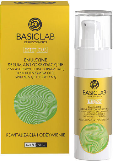 BasicLab Serum Gesicht mit Vitamin C für Entgiftung & Strahlkraft 30ml
