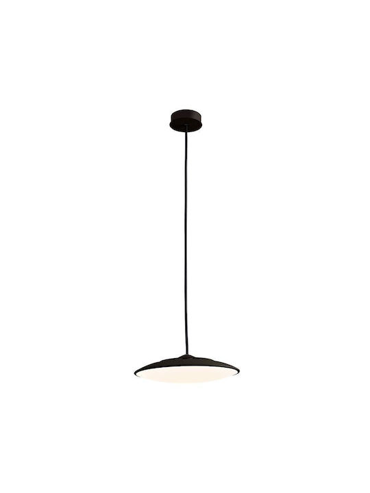 Mantra Pendant Light Single-Light with Natural White Light Black